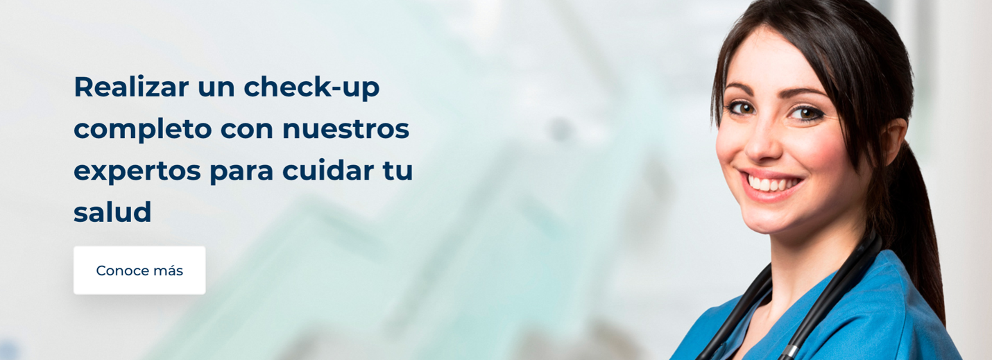 Banner sobre checkup.